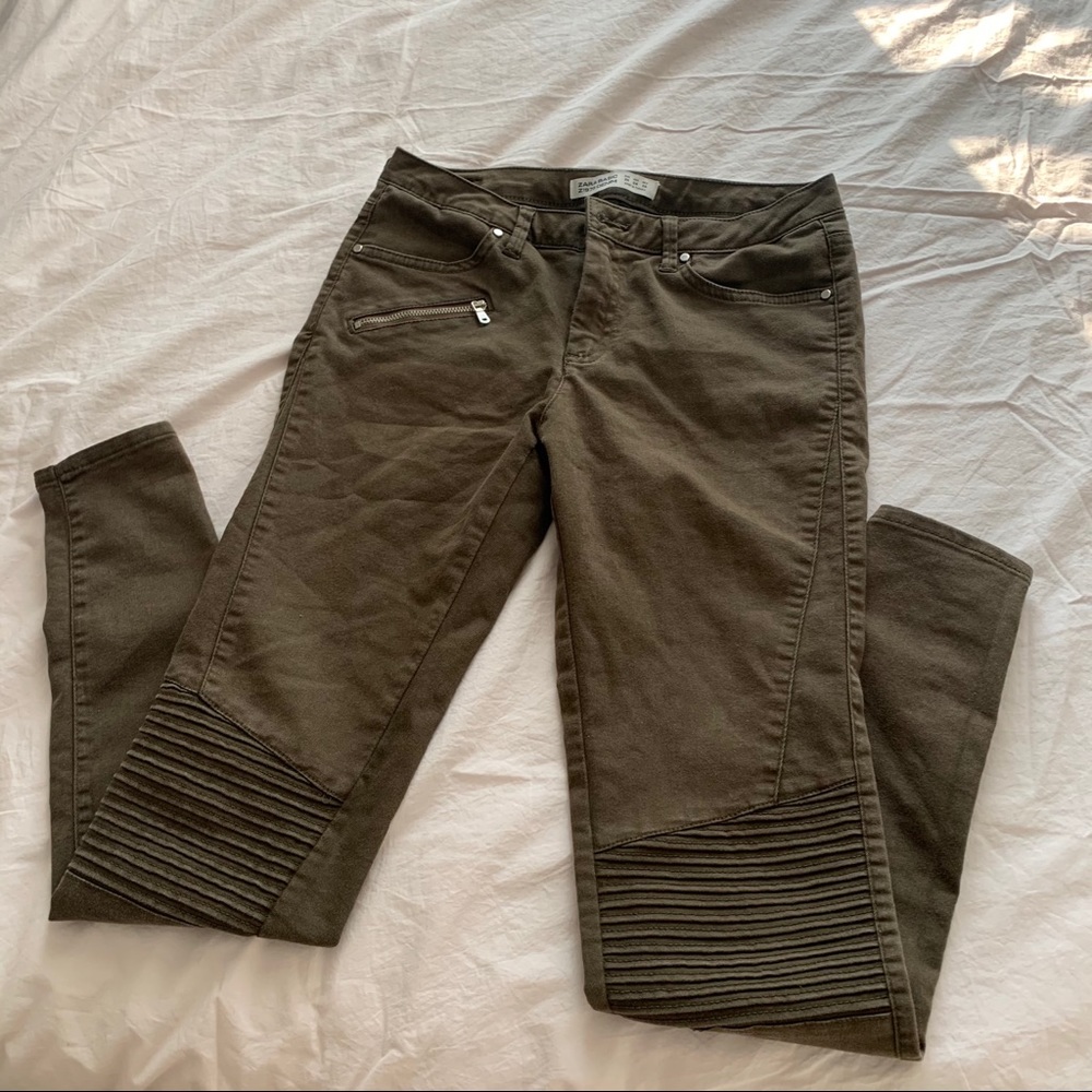 Zara women’s moto jeans